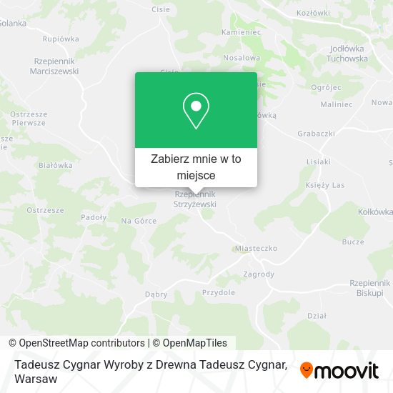 Mapa Tadeusz Cygnar Wyroby z Drewna Tadeusz Cygnar