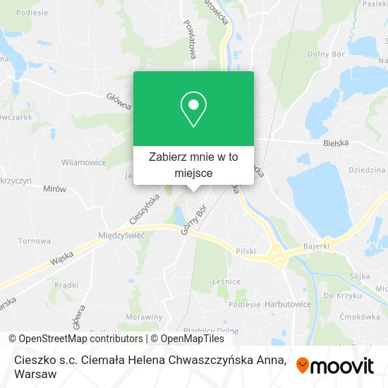 Mapa Cieszko s.c. Ciemała Helena Chwaszczyńska Anna