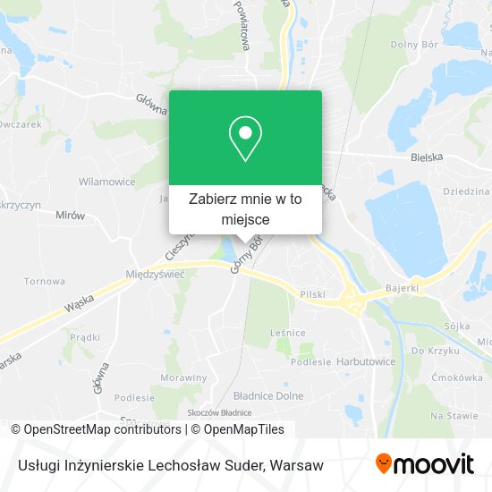 Mapa Usługi Inżynierskie Lechosław Suder