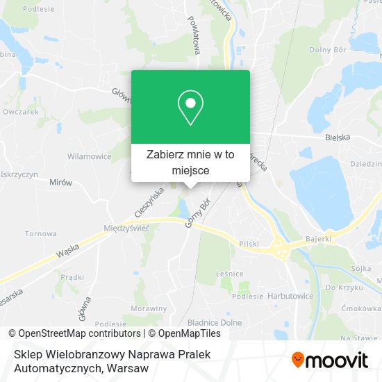 Mapa Sklep Wielobranzowy Naprawa Pralek Automatycznych