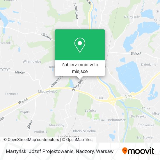 Mapa Martyński Józef Projektowanie, Nadzory