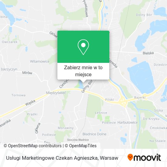 Mapa Usługi Marketingowe Czekan Agnieszka