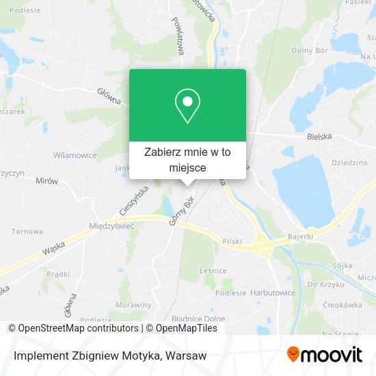 Mapa Implement Zbigniew Motyka