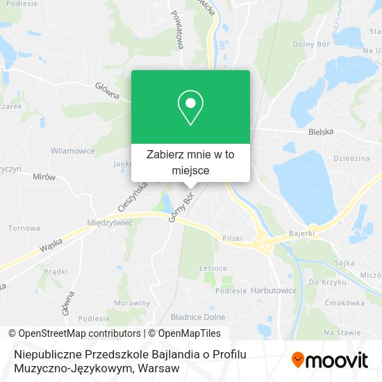 Mapa Niepubliczne Przedszkole Bajlandia o Profilu Muzyczno-Językowym