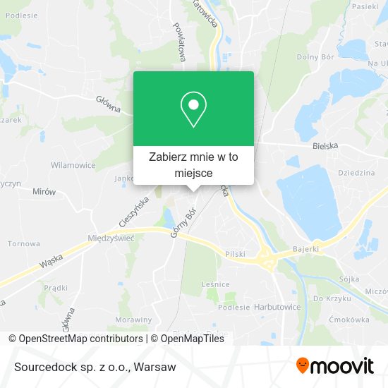 Mapa Sourcedock sp. z o.o.