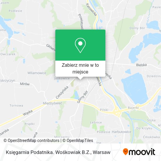 Mapa Księgarnia Podatnika. Wośkowiak B.Z.