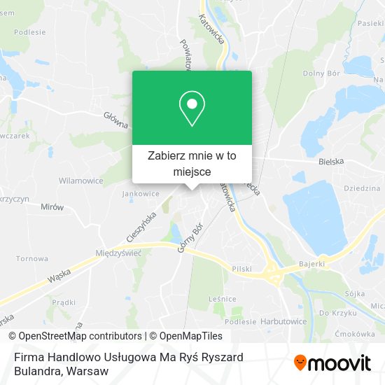 Mapa Firma Handlowo Usługowa Ma Ryś Ryszard Bulandra