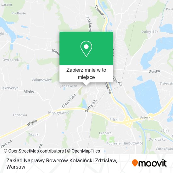 Mapa Zakład Naprawy Rowerów Kolasiński Zdzisław