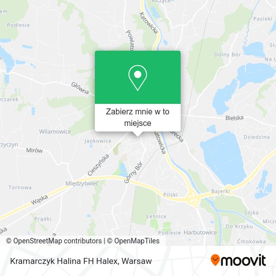 Mapa Kramarczyk Halina FH Halex