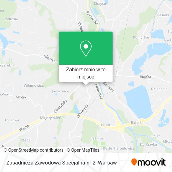 Mapa Zasadnicza Zawodowa Specjalna nr 2