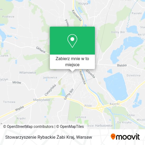 Mapa Stowarzyszenie Rybackie Żabi Kraj