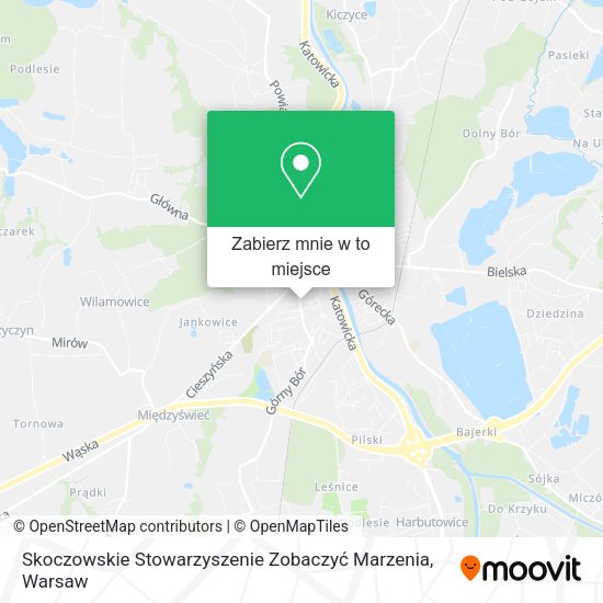 Mapa Skoczowskie Stowarzyszenie Zobaczyć Marzenia