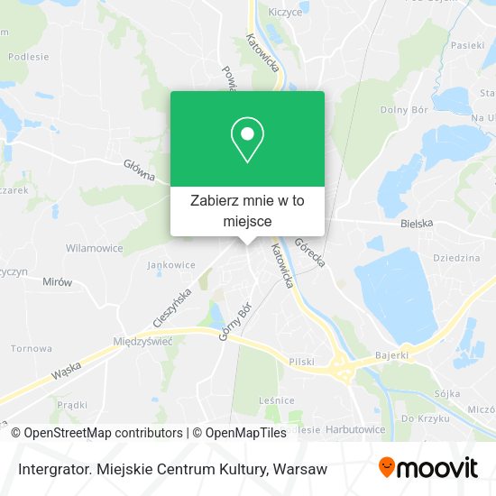 Mapa Intergrator. Miejskie Centrum Kultury