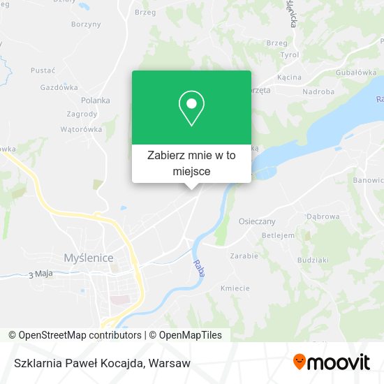 Mapa Szklarnia Paweł Kocajda