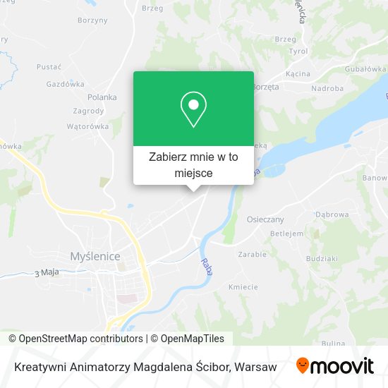 Mapa Kreatywni Animatorzy Magdalena Ścibor