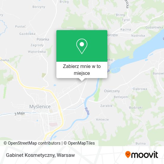 Mapa Gabinet Kosmetyczny