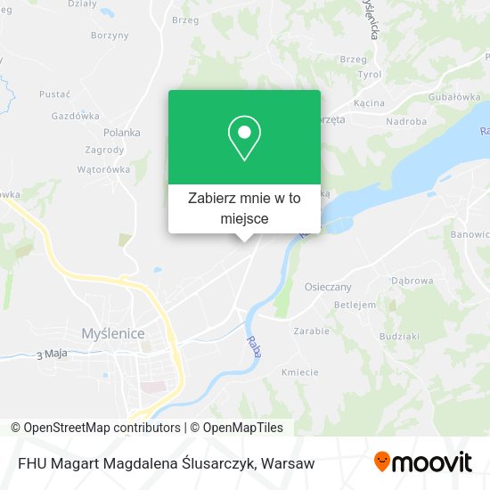 Mapa FHU Magart Magdalena Ślusarczyk