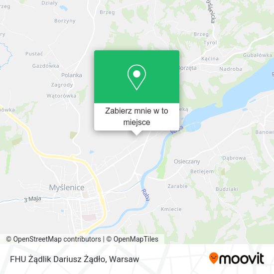 Mapa FHU Żądlik Dariusz Żądło