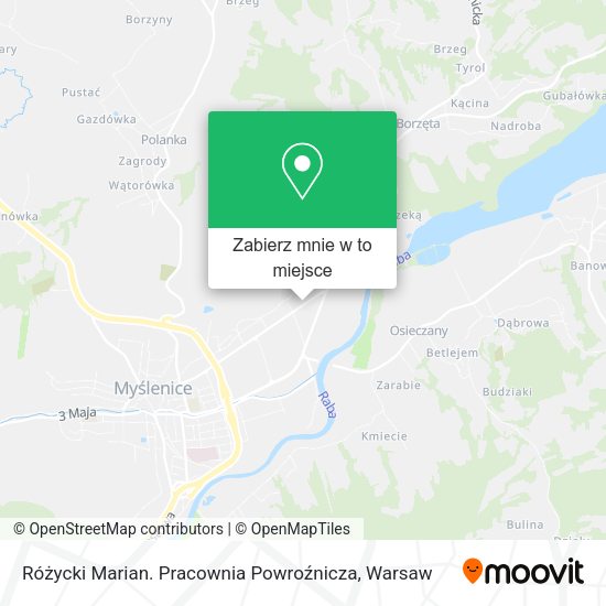 Mapa Różycki Marian. Pracownia Powroźnicza