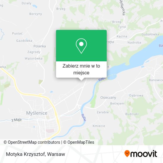 Mapa Motyka Krzysztof