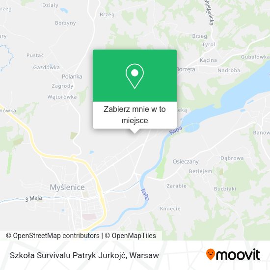 Mapa Szkoła Survivalu Patryk Jurkojć