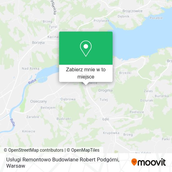 Mapa Usługi Remontowo Budowlane Robert Podgórni