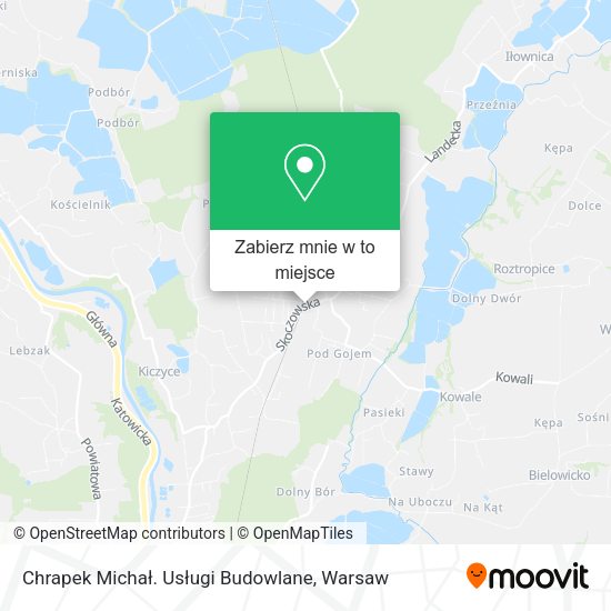 Mapa Chrapek Michał. Usługi Budowlane