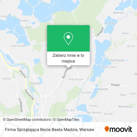 Mapa Firma Sprzątająca Becia Beata Madzia