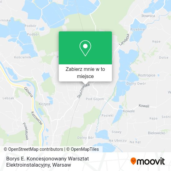 Mapa Borys E. Koncesjonowany Warsztat Elektroinstalacyjny