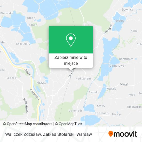 Mapa Waliczek Zdzisław. Zakład Stolarski