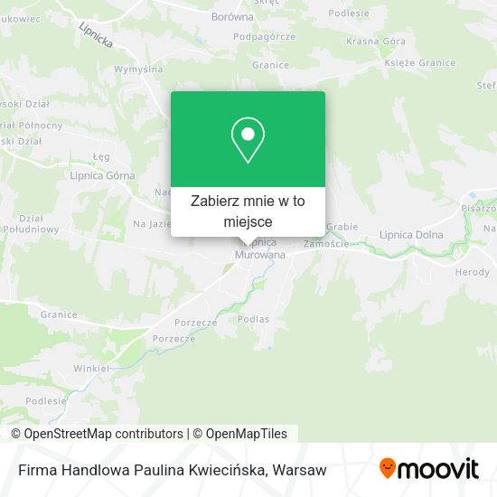 Mapa Firma Handlowa Paulina Kwiecińska