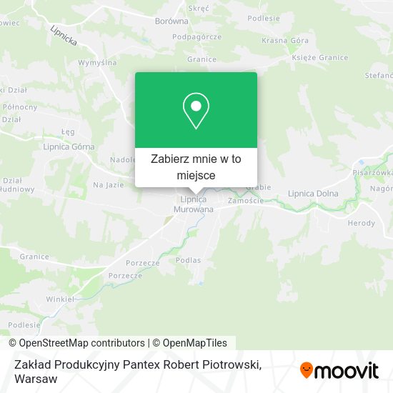 Mapa Zakład Produkcyjny Pantex Robert Piotrowski