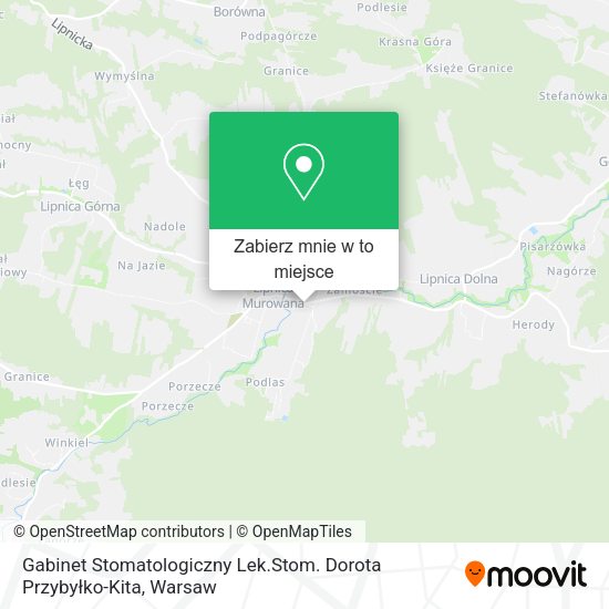 Mapa Gabinet Stomatologiczny Lek.Stom. Dorota Przybyłko-Kita