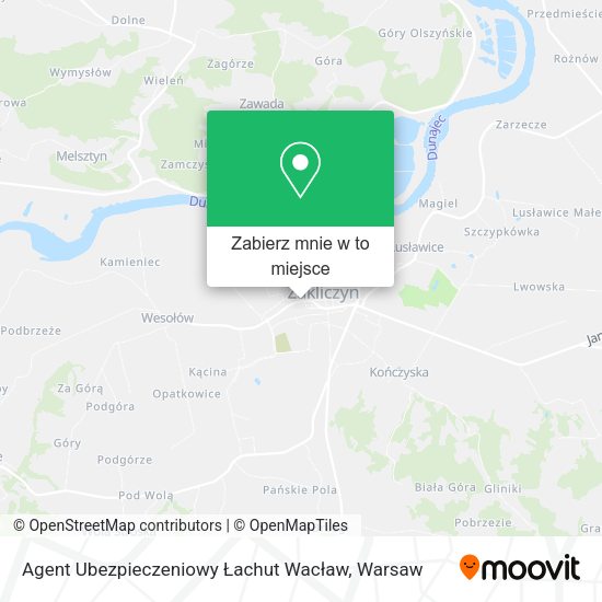 Mapa Agent Ubezpieczeniowy Łachut Wacław