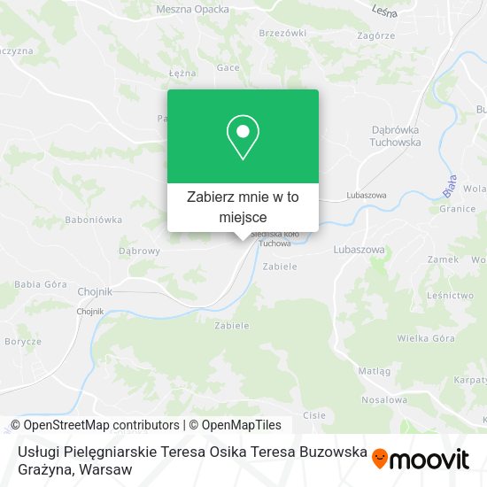 Mapa Usługi Pielęgniarskie Teresa Osika Teresa Buzowska Grażyna