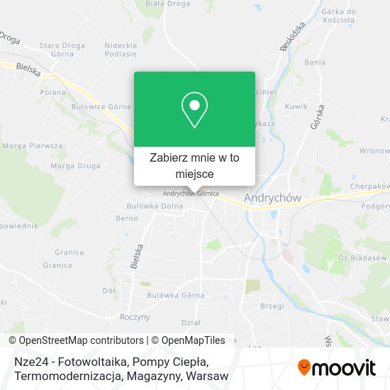 Mapa Nze24 - Fotowoltaika, Pompy Ciepła, Termomodernizacja, Magazyny