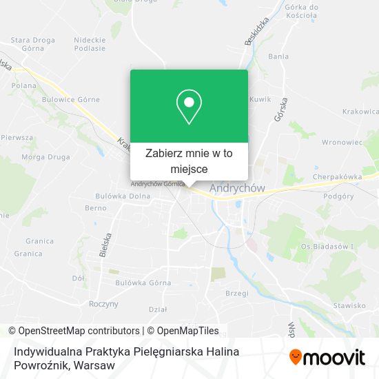 Mapa Indywidualna Praktyka Pielęgniarska Halina Powroźnik