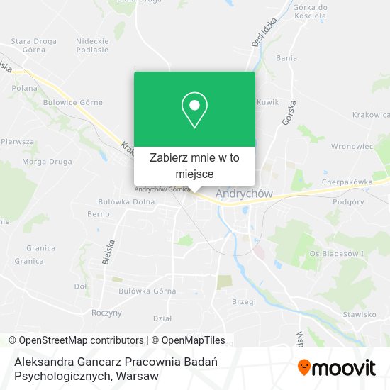 Mapa Aleksandra Gancarz Pracownia Badań Psychologicznych