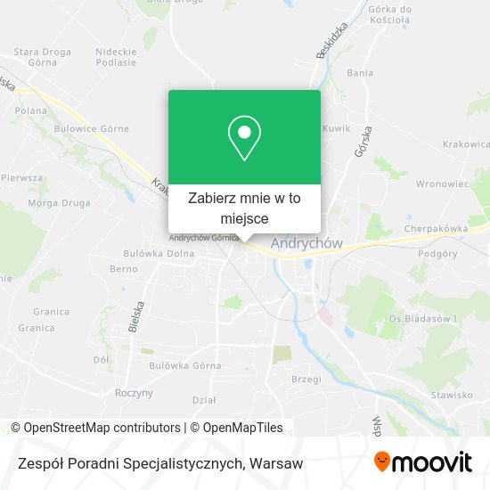 Mapa Zespół Poradni Specjalistycznych