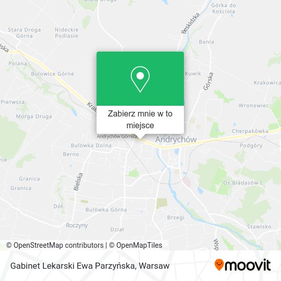 Mapa Gabinet Lekarski Ewa Parzyńska