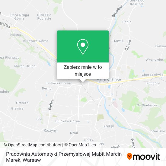 Mapa Pracownia Automatyki Przemysłowej Mabit Marcin Marek