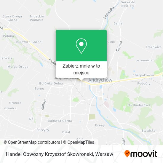 Mapa Handel Obwozny Krzysztof Skowronski