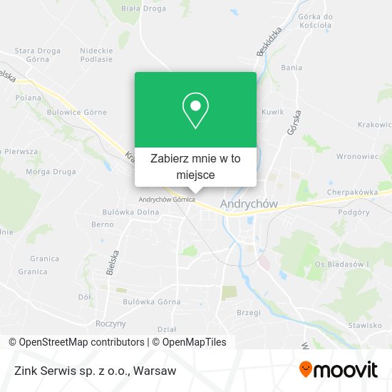 Mapa Zink Serwis sp. z o.o.