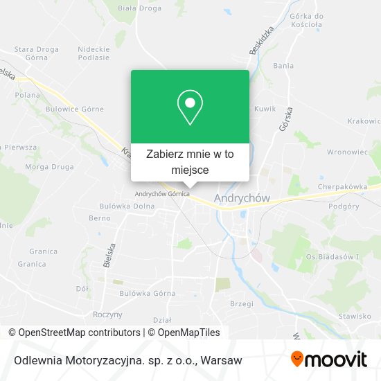 Mapa Odlewnia Motoryzacyjna. sp. z o.o.