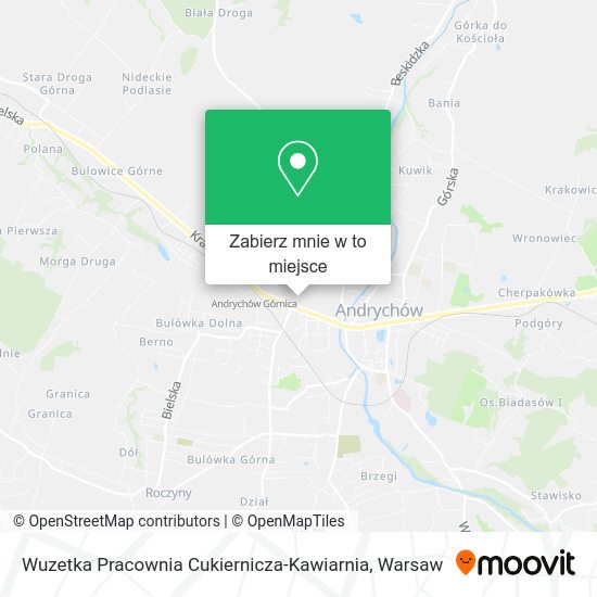 Mapa Wuzetka Pracownia Cukiernicza-Kawiarnia