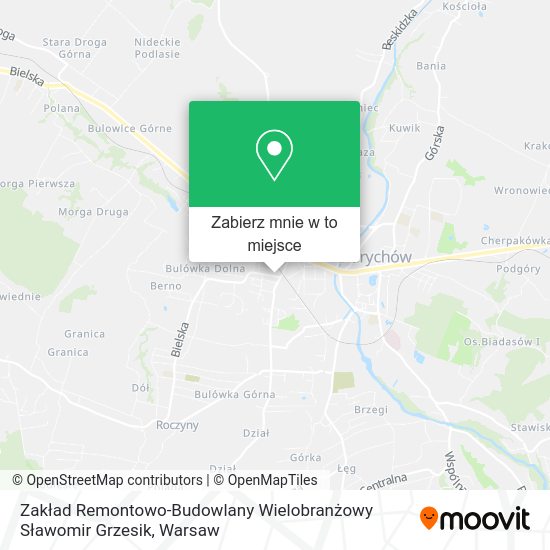 Mapa Zakład Remontowo-Budowlany Wielobranżowy Sławomir Grzesik