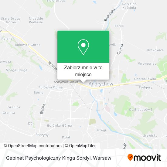 Mapa Gabinet Psychologiczny Kinga Sordyl