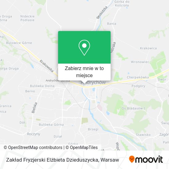 Mapa Zakład Fryzjerski Elżbieta Dzieduszycka