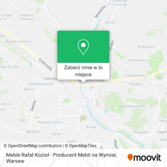 Mapa Meble Rafał Kozioł - Producent Mebli na Wymiar