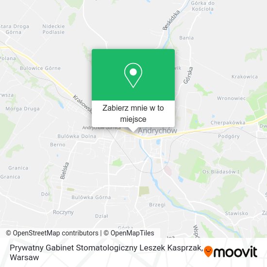 Mapa Prywatny Gabinet Stomatologiczny Leszek Kasprzak